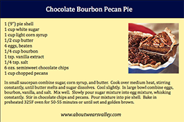 chocolate bourbon pecan pie